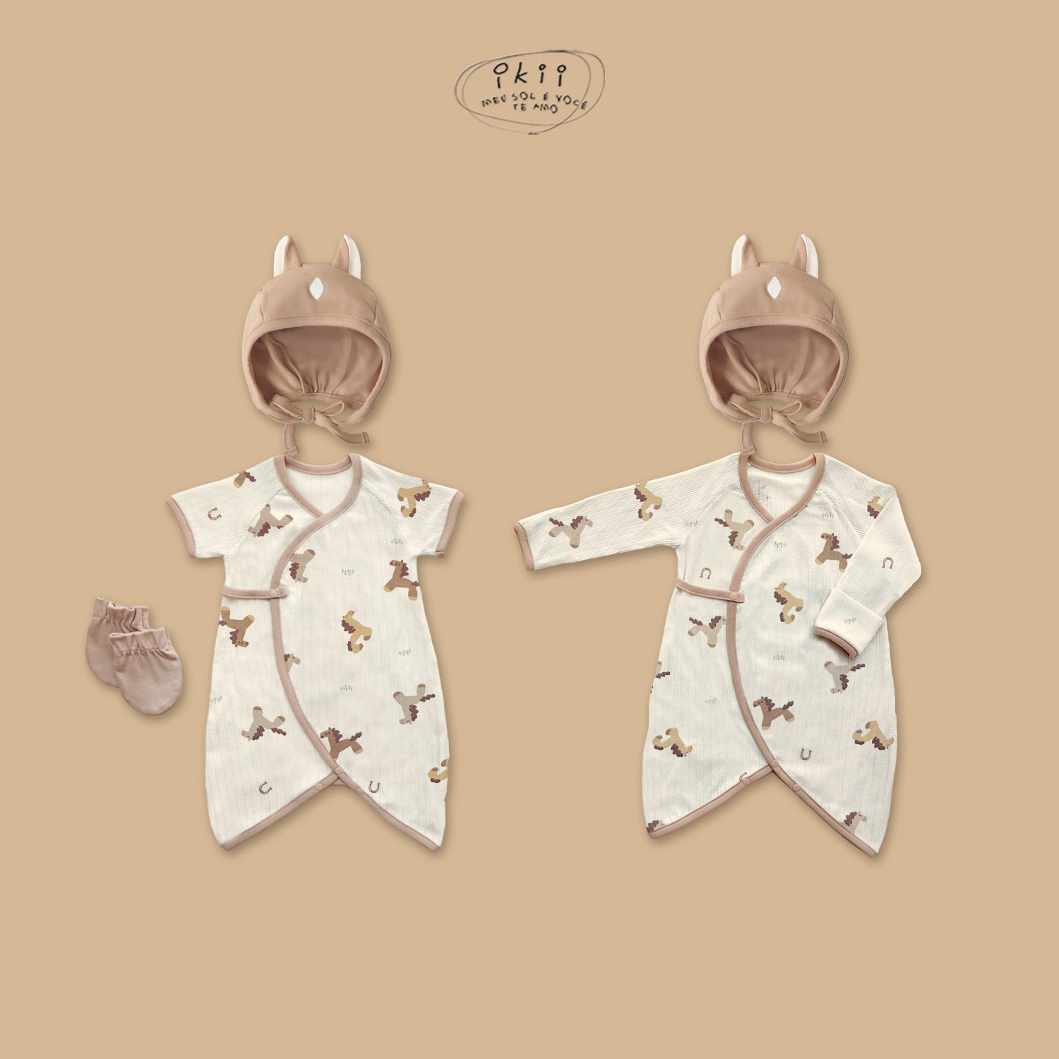 Newborn Pony Romper Set