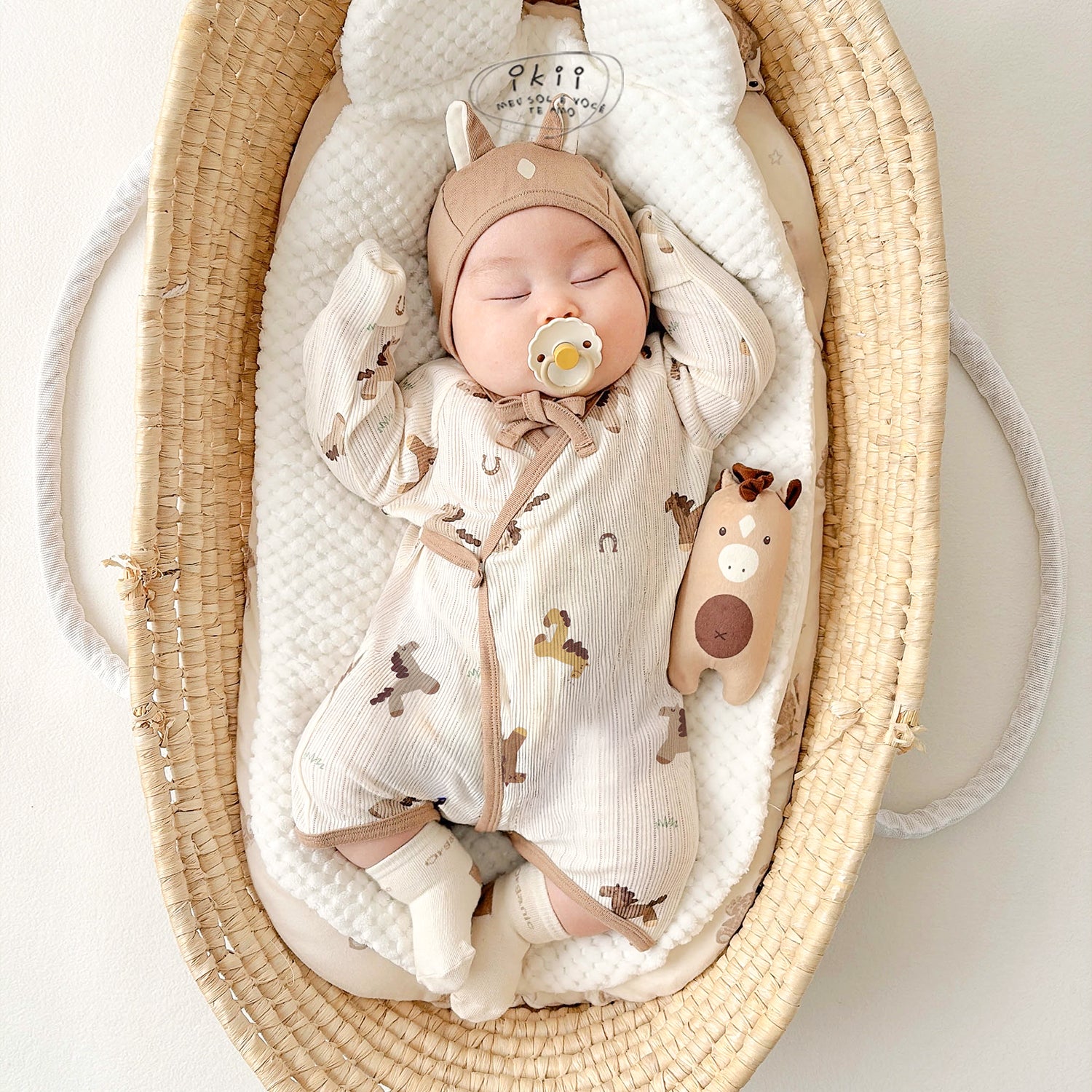 Newborn Pony Romper Set