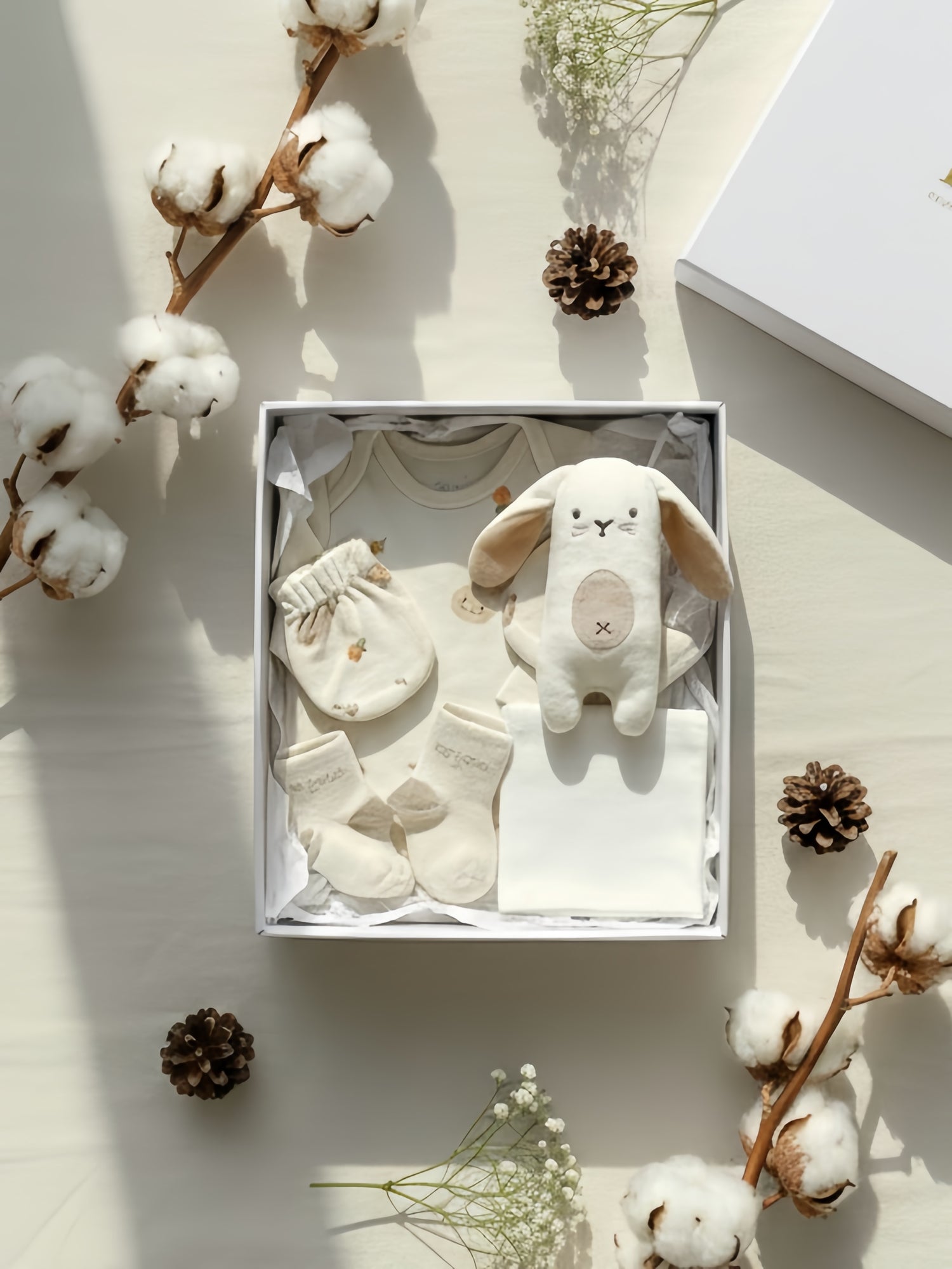 Baby's First Gift: Organic Cotton Newborn 6 Pieces Gift Set