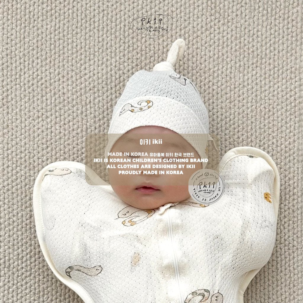 ikii Original Eczema-Friendly Organic Mesh Newborn Baby Beanie