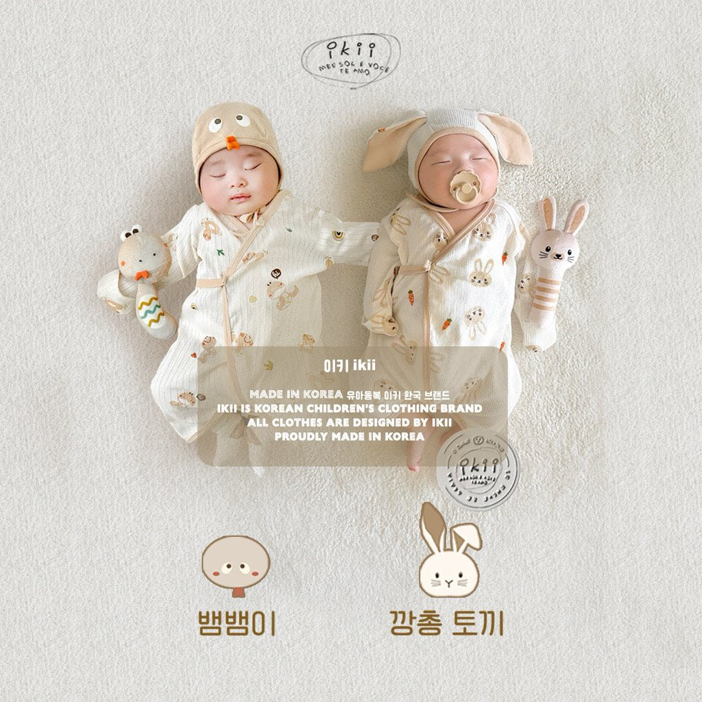 Newborn Animal Wrapover 4-Piece Gift Set